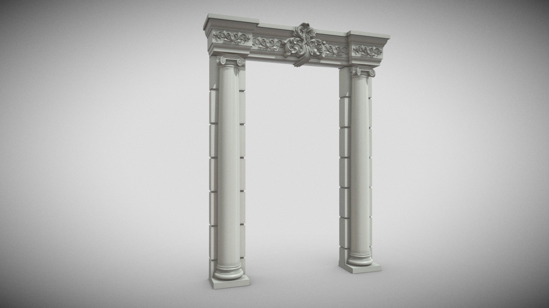 classic patterned door 03 may be necessary for your projects 3d model