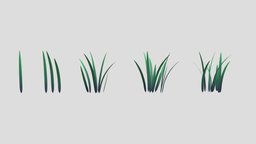 Stylized grass