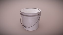 CON bucket, paint, unreal, game-ready, unreal-engine, ue4, dekogon, paint-bucket, game-ready-asset, pbr, construction