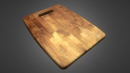 Worn cutting board