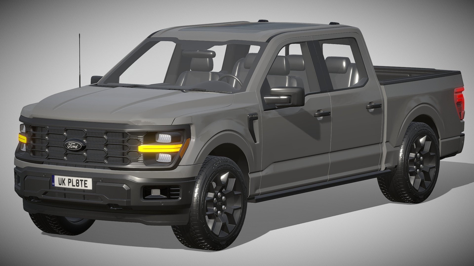 Ford F-150 STX 2024

https://www.ford.com/trucks/f150/2024/

Clean geometry Light weight model, yet completely detailed for HI-Res renders. Use for movies, Advertisements or games

Corona render and materials

All textures include in *.rar files

Lighting setup is not included in the file! - Ford F-150 STX 2024 - Buy Royalty Free 3D model by zifir3d 3d model