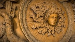 Wooden Sculpture ornate, carving, frieze, wood