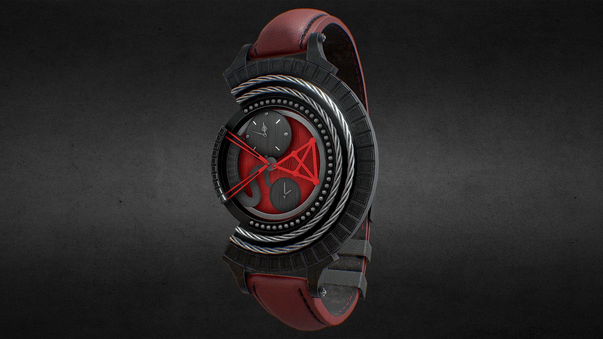 Awesome stainless steel Chiliz Coin Watch.

Currently available for download in FBX format.

3D model developed by AR-Watches 3d model