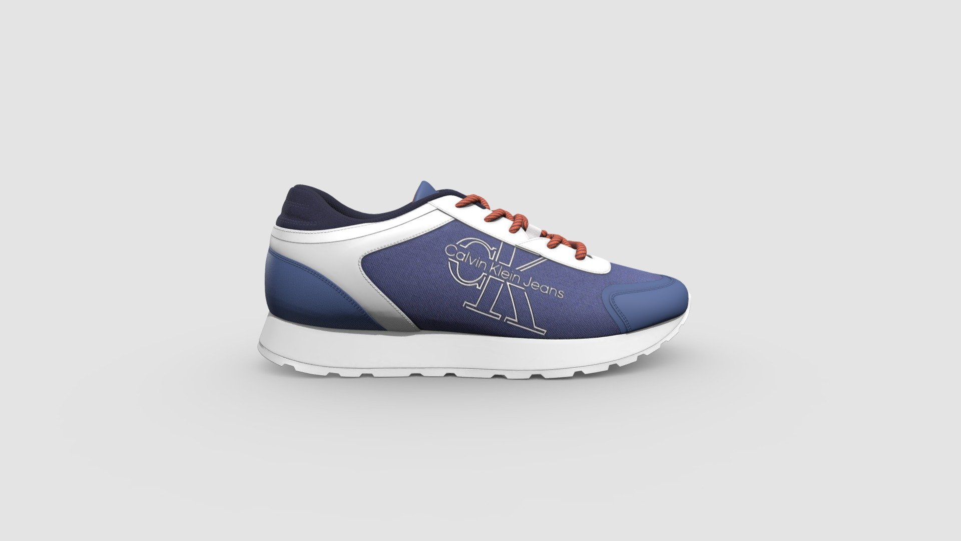 Erickson Monogram Logo Sneaker - 3D model by hexa3d 3d model