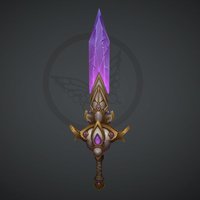 Draenei crystal sword