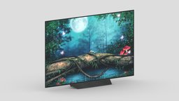 LG OLED65B8PUA OLED Smart TV office, scene, room, film, lcd, tv, full, curved, flat, hd, smart, monitor, electronics, display, television, 4k, android, realistic, movie, 3d, home, screen