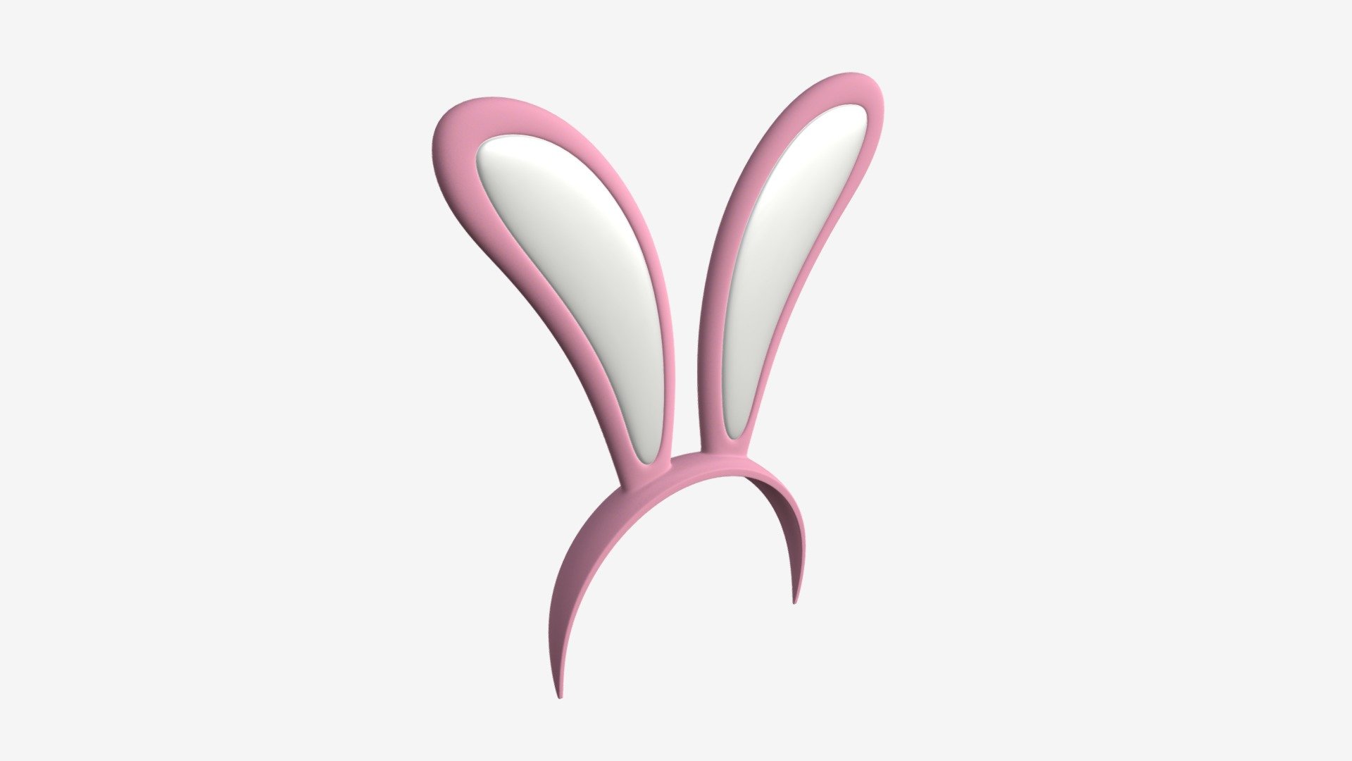 Headband bunny ears 04 - Buy Royalty Free 3D model by HQ3DMOD (@AivisAstics) 3d model