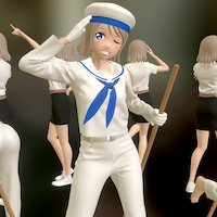 Sailor Yousoro~! Figure pose design