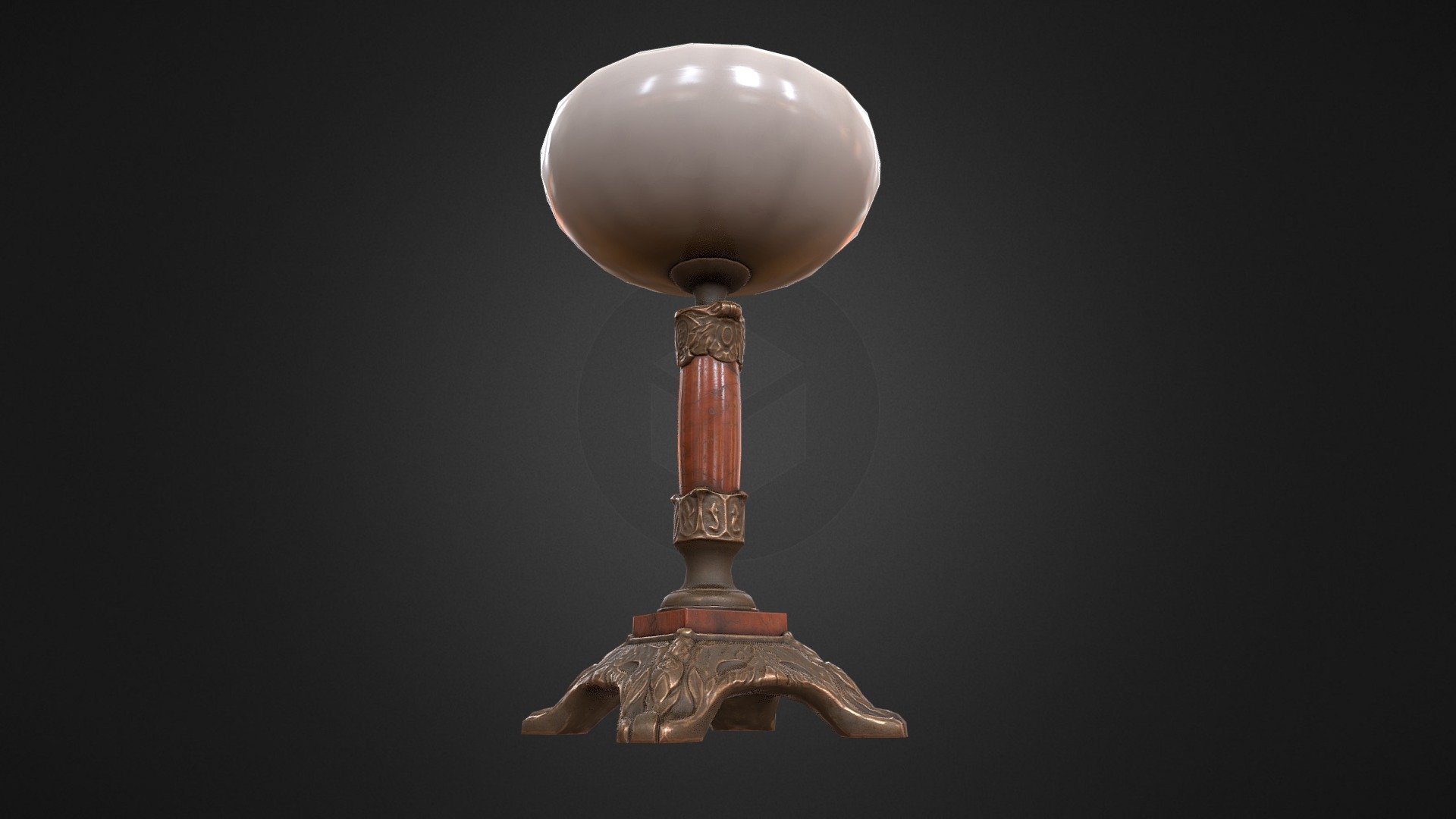 Old Victorian Lamp PBR - Old Victorian Lamp - Buy Royalty Free 3D model by simviz.net (@simonscat) 3d model