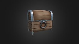Chest Stylized wooden, chest, prop, stylised, props, lowpolymodel, handpainted, asset, lowpoly, gameasset, wood, stylized