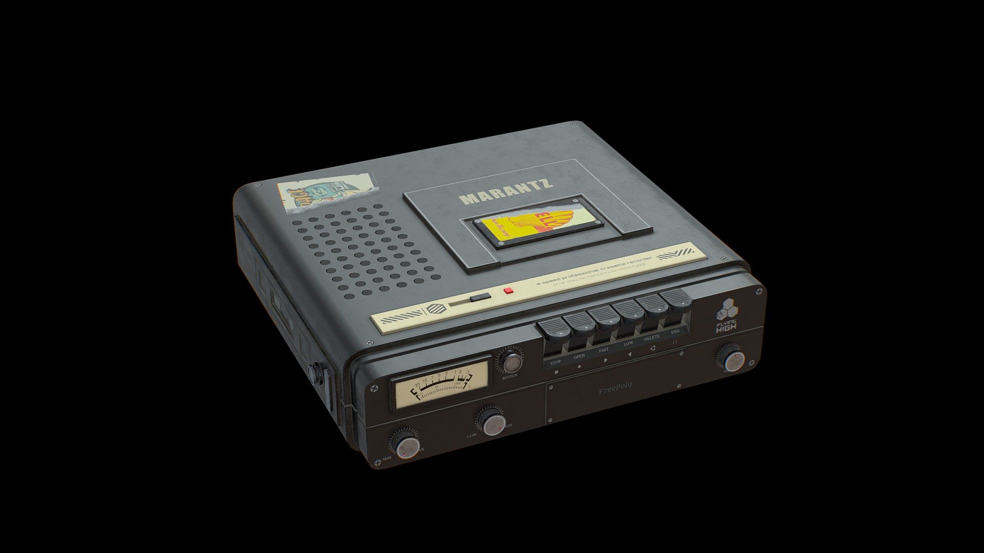 Free download：www.freepoly.org - Recorder-Freepoly.org - Download Free 3D model by Freepoly.org (@blackrray) 3d model