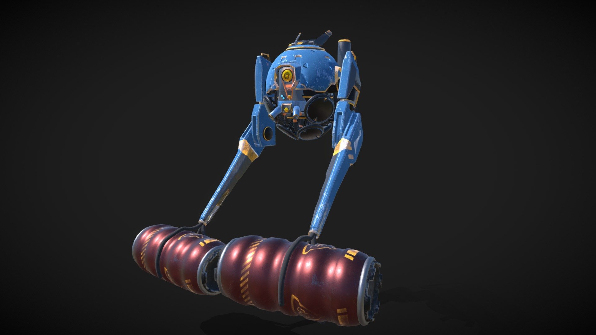 Support Droid by Michael Soong in my performance.
https://www.artstation.com/artwork/qA6QWn - Pawn Support Droid (d4.1 config) - 3D model by Anton Kanavalau (@toharik) 3d model