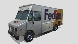 Morgan Olson Fedex delivery truck truck, morgan, delivery, olson, fedex