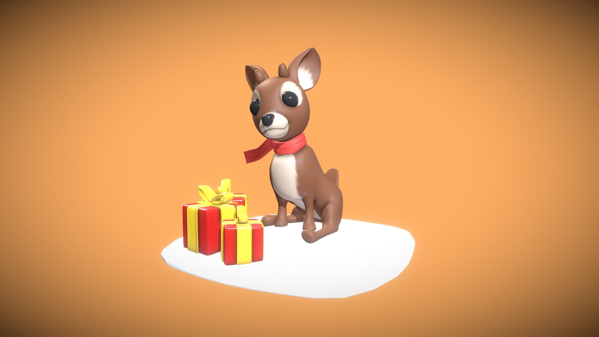 A quick reindeer for holidays.

Merry Christmas - Reindeer - 3D model by André Souza (@asouza) 3d model