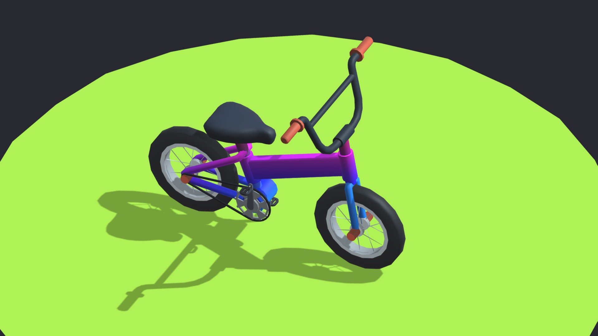 vertex color bike game asset - Bike - Buy Royalty Free 3D model by cubemelongames 3d model
