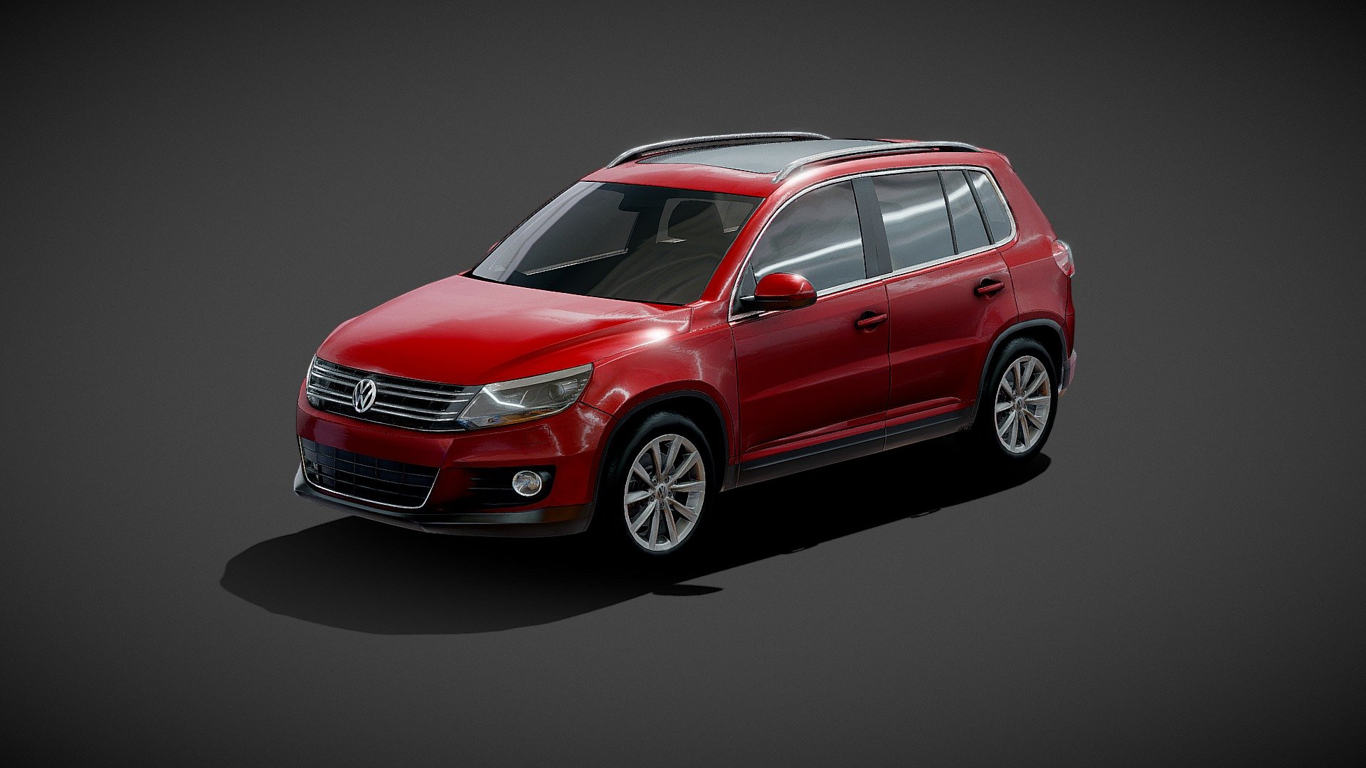 Modeled in Luxology Modo
Textures baked in Lightwave 3d 2015
Edited in Photoshop - VW Tiguan 2015 - Buy Royalty Free 3D model by doncha_magoso 3d model