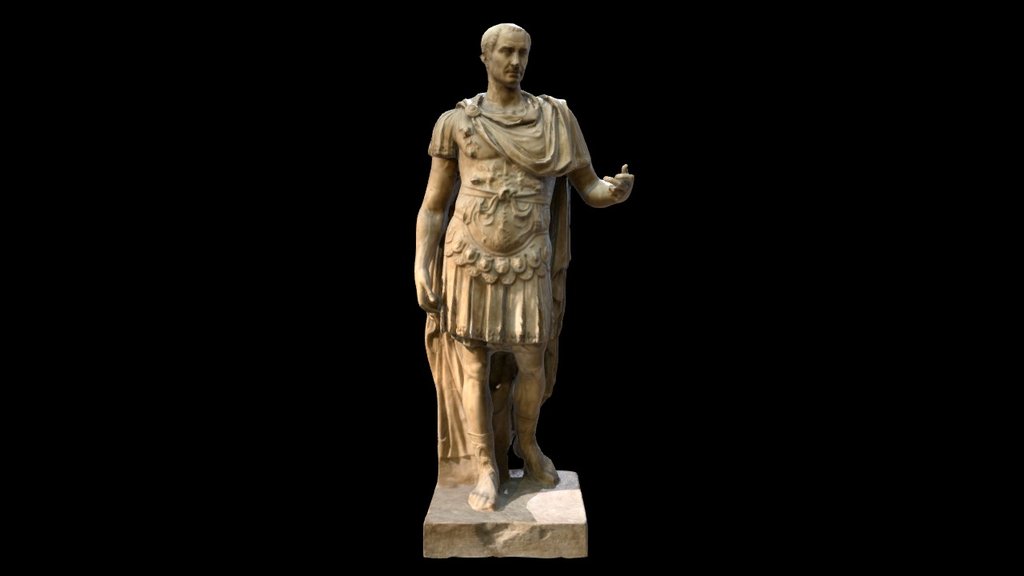 Colossal statue of Julius Caesar

2nd century AD

White marble

Modern location: Capitoline Museums, Conservators' Palace

Source of 3D data: Photographs of cast in the Skulpturhalle, Basel, inv. 757 3d model