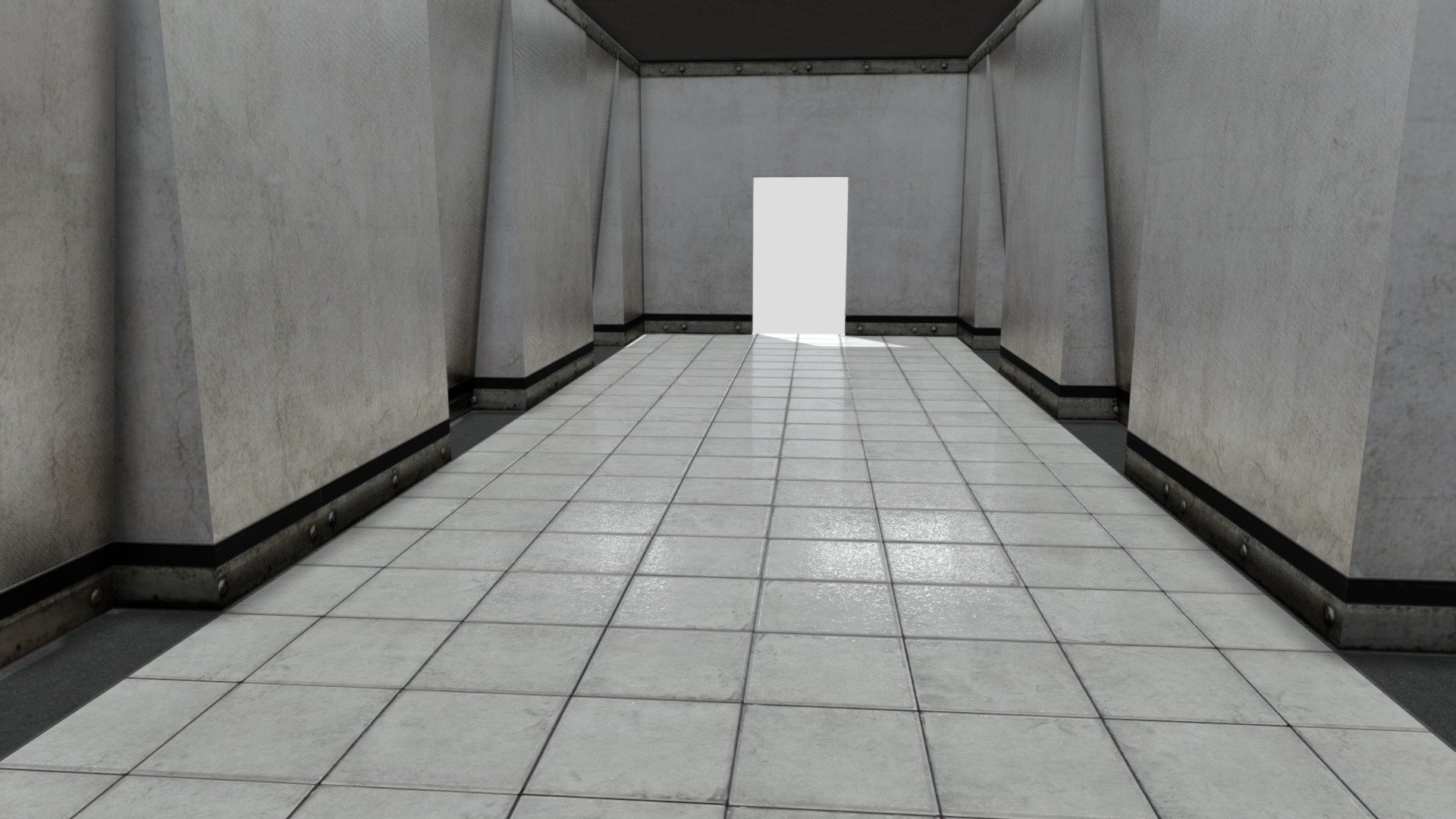 Hallway from SCP:CB except the floor is reflective.

Check my itch.io! https://thatjamguy.itch.io/ - SCP: CB - Room 2_3 - Download Free 3D model by ThatJamGuy 3d model