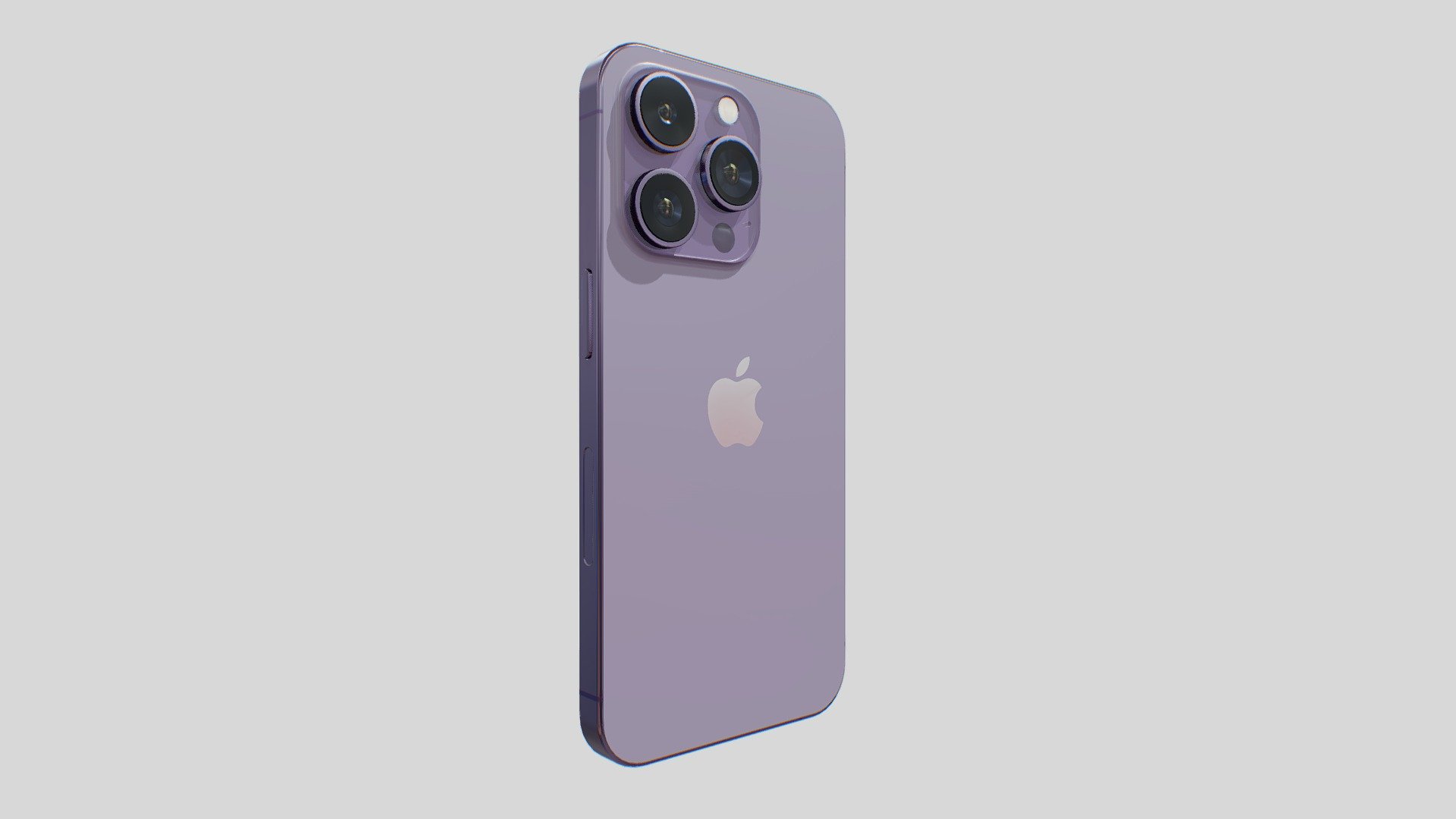 A 3D PBR Model of an Iphone 14 Pro Based on the released version Dimension and Overall looks refers to the 7th of September 2022 release. Made within Blender 3.30 materials for eevee.

Model Specification :


Quad based model with minimal triangulation.
The inside of the camera are modeled.
UV unwrapped with various texel density based on the complexity of parts.
Naming convention based on the standard UE naming convention.
1 Texture Set on 2048x2048.
 - Apple Iphone 14 Pro - Deep Purple - Buy Royalty Free 3D model by Mozzarellarch 3d model