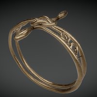 Tangling Snakes Bracelet bronze, tangled, snakes, bracelet