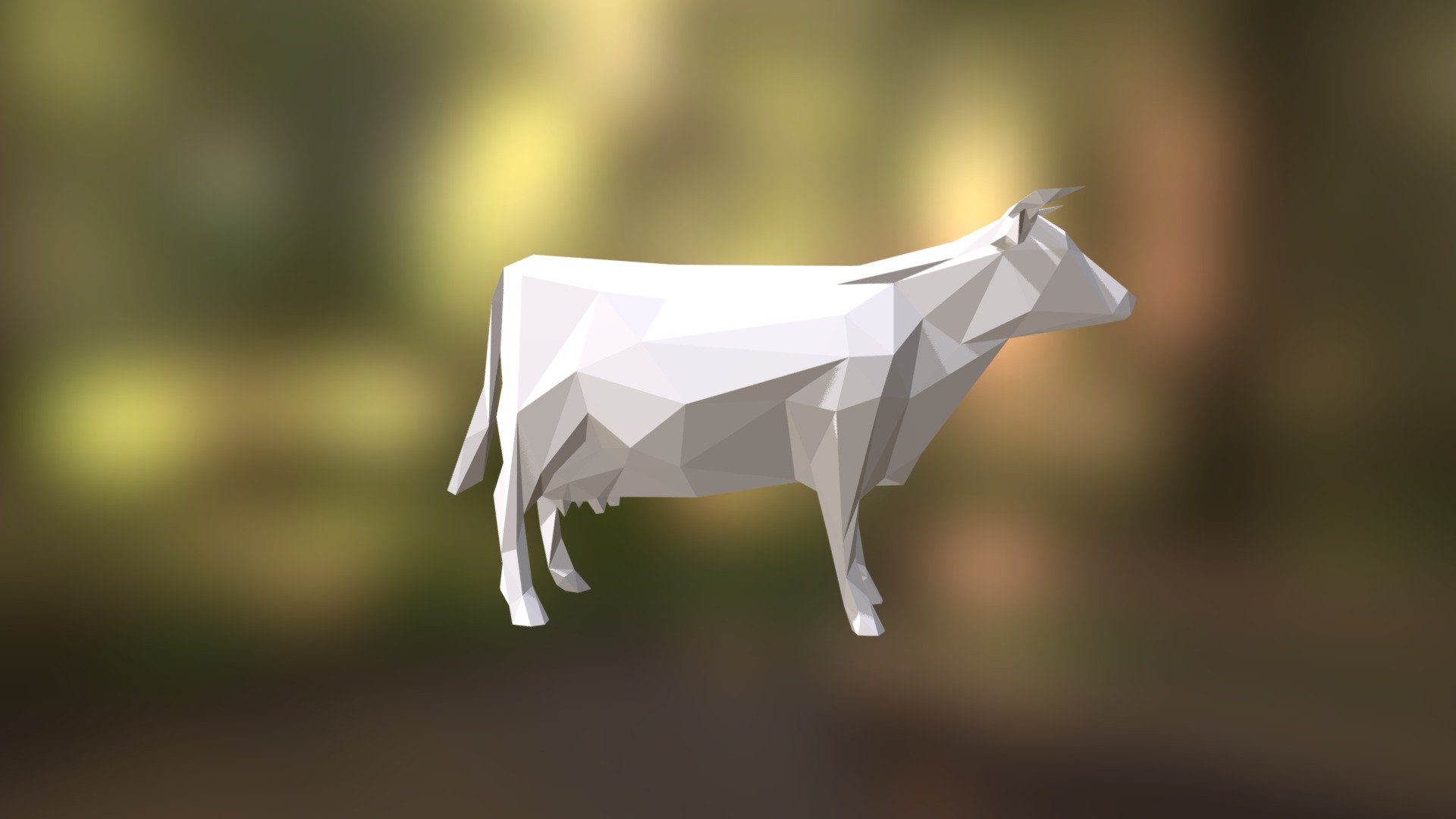 Low Poly 3D model for 3D printing. Cow Low Poly sculpture.  You can find this model for 3D printing in my shop:  -link removed-  Reference model: http://www.cadnav.com - Cow low poly model for 3D printing 3d model