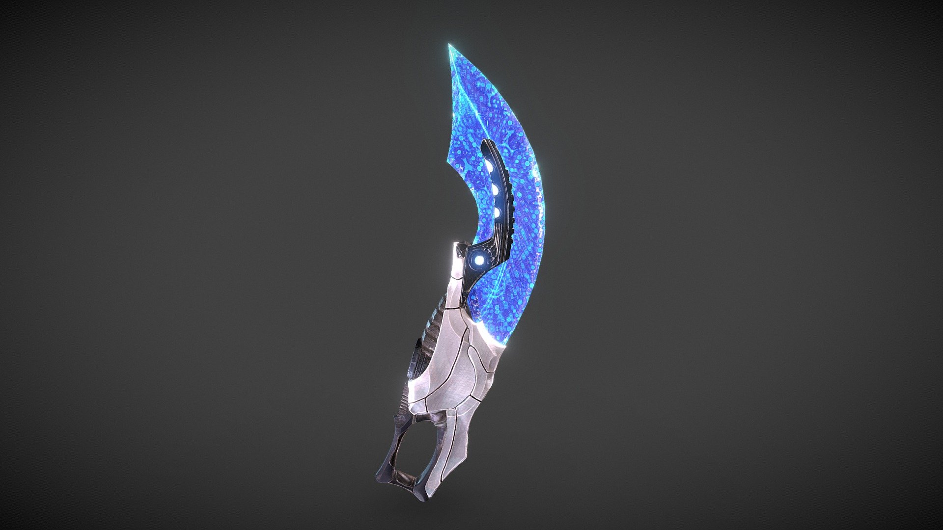 Final part of the SciFi weapon series I’m working on. This Greatsword has the same specifications as the other weapons in the set and can be used in games or other realtime projects. Full PBR texture set included 3d model
