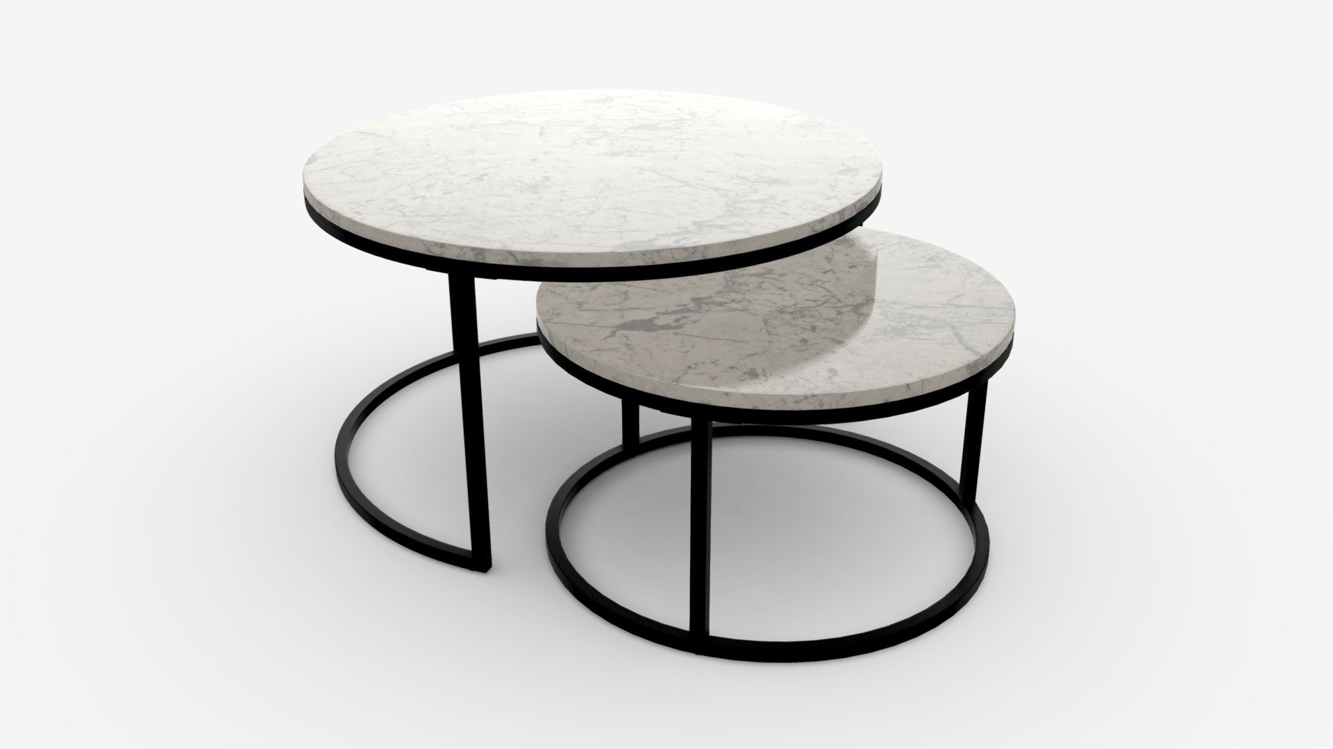 Marble Texture Coffee Table 2 in 1 - Buy Royalty Free 3D model by HQ3DMOD (@AivisAstics) 3d model