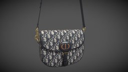 Dior Bobby Bag Blue Fabric Oblique Jacquard oblique, games, luxury, fashion, accessories, bag, secondlife, purse, woman, fabric, christian, handbag, sims, dior, jacquard, bobby, girl