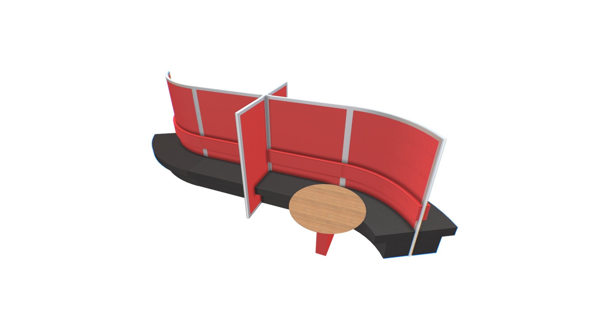 Orangebox- Cove Screen Room Division (BR-50) - 3D model by bimstore (@Revitspace) 3d model