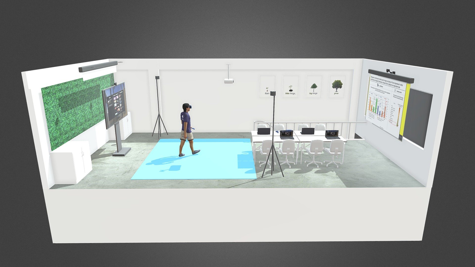 Big Meeting Room - 3D model by cmsmg 3d model