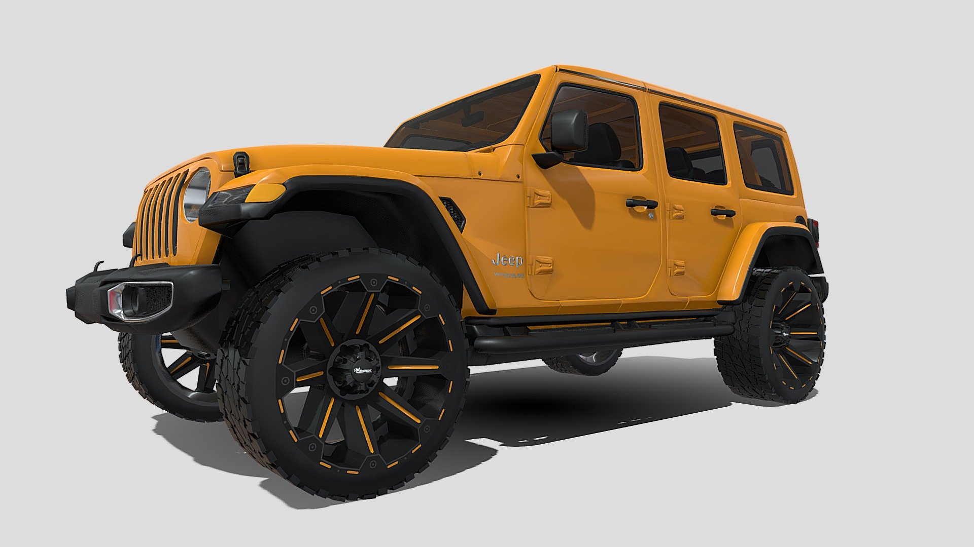 Jeep Wrangler - Buy Royalty Free 3D model by Fabbri (@flaviafabbri) 3d model