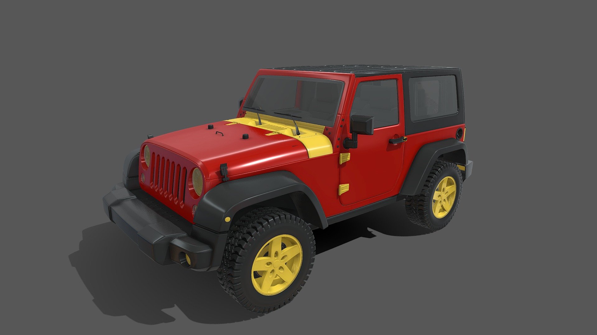 Classic Jeep  Ready For Games And Videos And What You Want To Create With That You can

Includes

Obs , Blender , Fbx ,texture Highly Customizable Ready For Unreal , Unity All Software Supported

Ready For 3d Printing

you Can Support me on Patreon

https://www.patreon.com/UnrealExpert - Classic Jeep - 3D model by SD Designer (@Mohan355634gh) 3d model