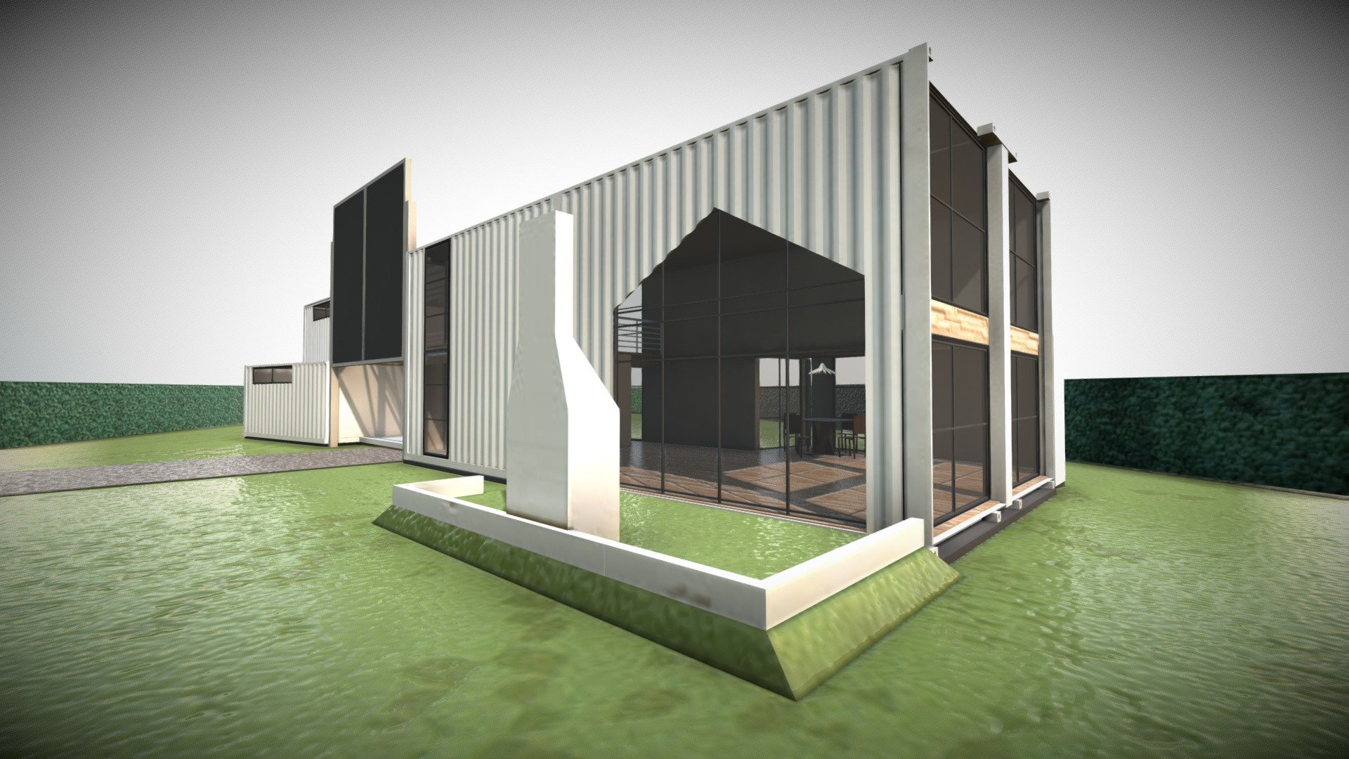 CONTAINER HOUSE - Buy Royalty Free 3D model by Velandia.G..Ivan 3d model