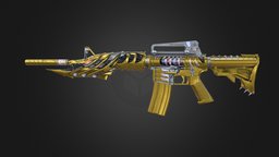 CrossFires M4A1 S Born Beast Imperial Gold