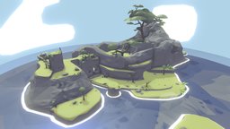 Whereabouts rpg, polygonal, level, island, dome, story, toony, leveldesign, faceted, platformer, annotation, level-design, lowpolyart, gamelevel, polyart, flatearth, game, lowpoly, gameart, gamemodel, animated, fantasy, environment, gamelevelchallenge