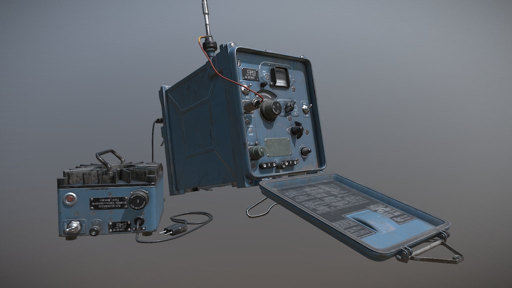 Just a little exercise :)

Specs:






13k t, 7k v  (without cables)

2 texture sets (glass, everything else)



Complete project is for sale on Gumroad: -link removed- - Russian R323 UHF Receiver - 3D model by Marcin Wiech (@stjernefodt) 3d model
