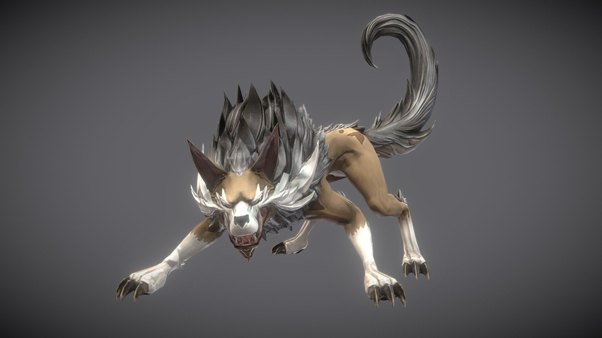 Wolf (^_^) - 3D model by Snark (@snarkstore) 3d model