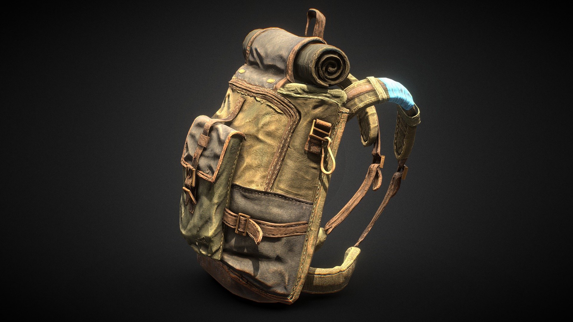 Game Ready asset modeled using Maya, and textured using Substance Painter 3d model