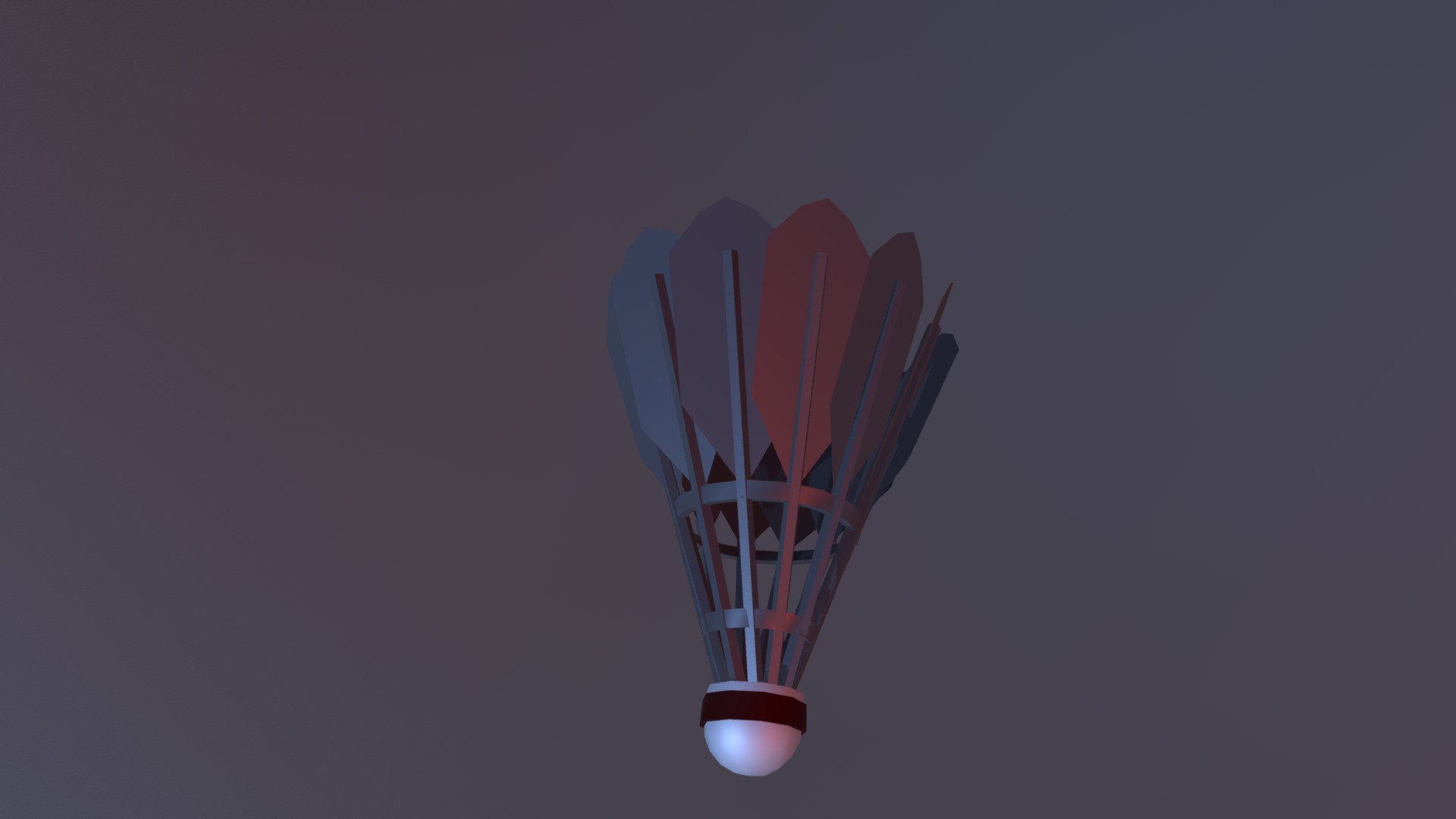 my first time send model,just a test - Badminton - 3D model by bo.huang 3d model