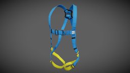 Safety Harness safety, harness, game-ready, pbr, safety-harness