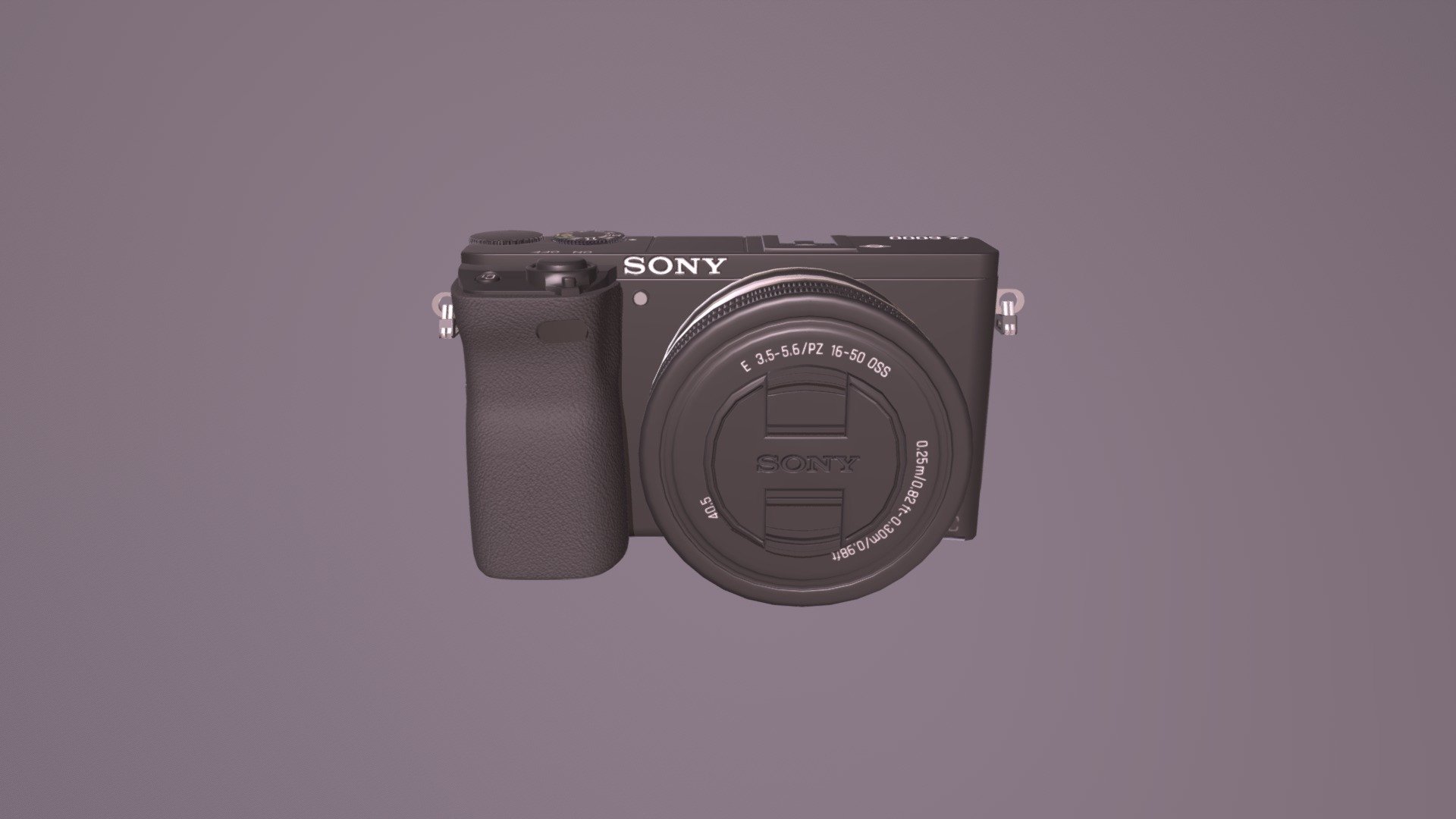 Sony Alpha 6000 - 3D model by jubassi.eulen 3d model