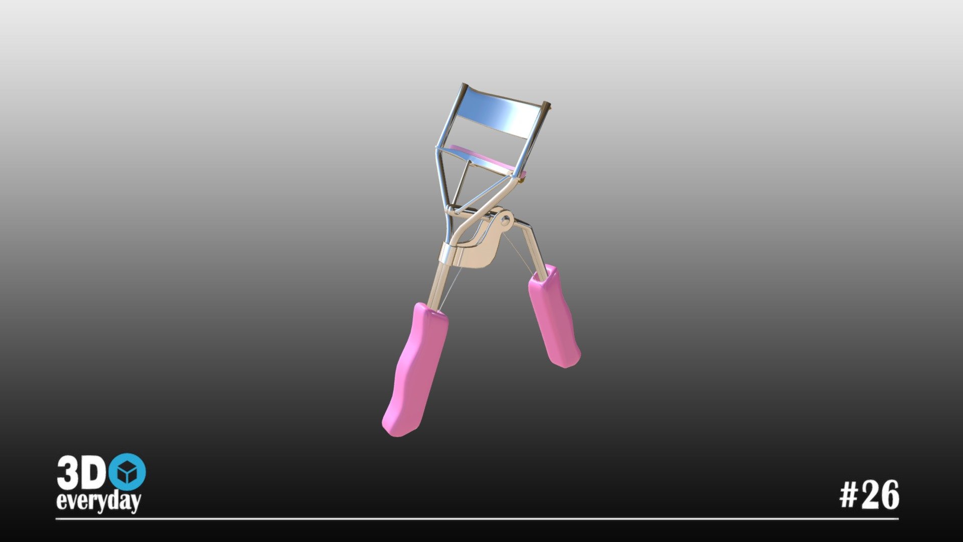 The eyelash curler that I use when I go to play football with my friends :P Joke! - Day#26: Eyelash curler - Buy Royalty Free 3D model by JuanG3D 3d model