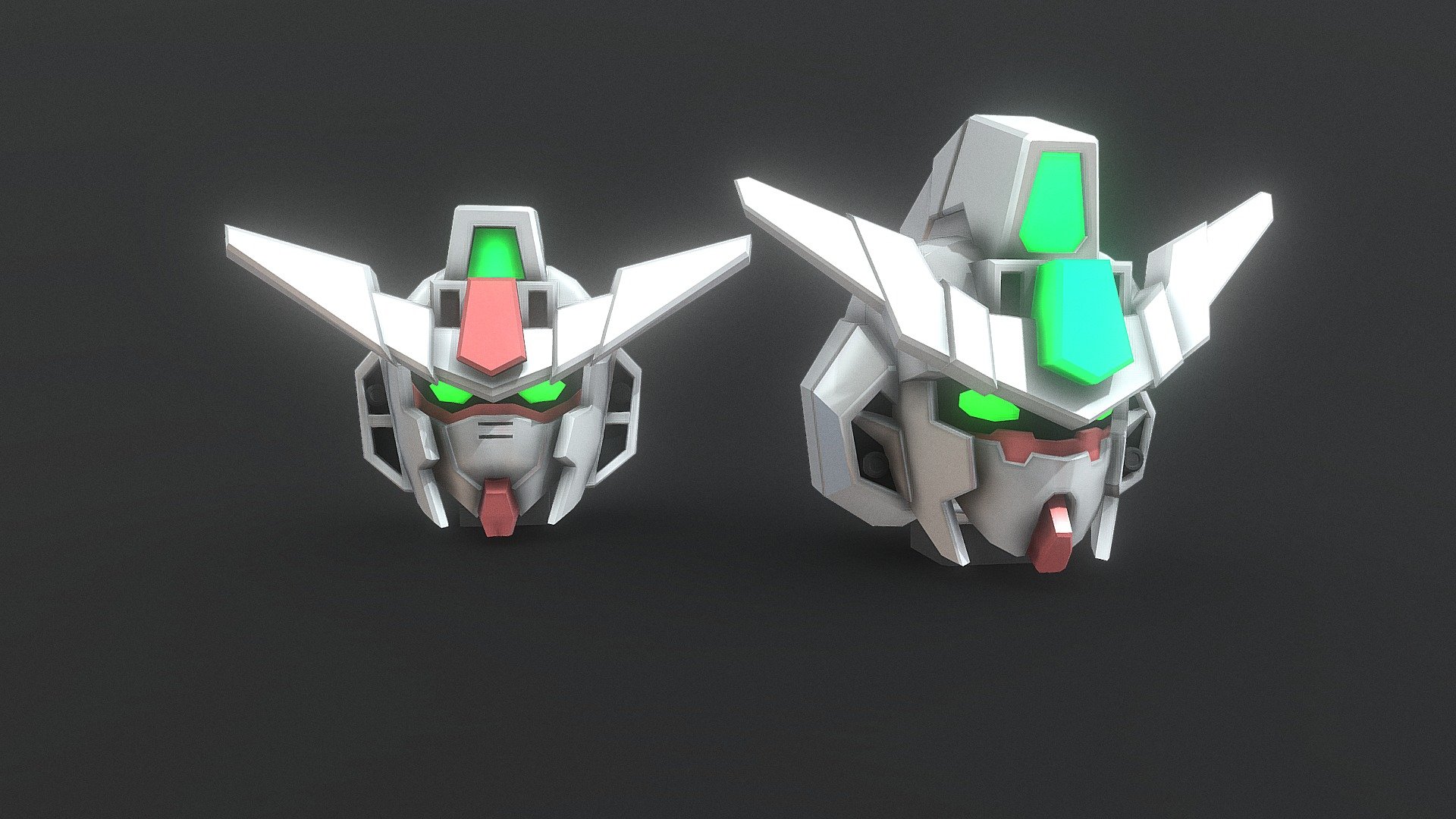 Free to use whatever you want - Core Gundam Head Model - Download Free 3D model by OGL (@GaryLim) 3d model