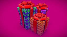 #3December #Day16 Epileptic Gifts winter, challenge, paper, christmas, tie, present, gifts, baked-lighting, 3december, substancepainter, substance, 3dsmax, 3december2018, 3december-gifts
