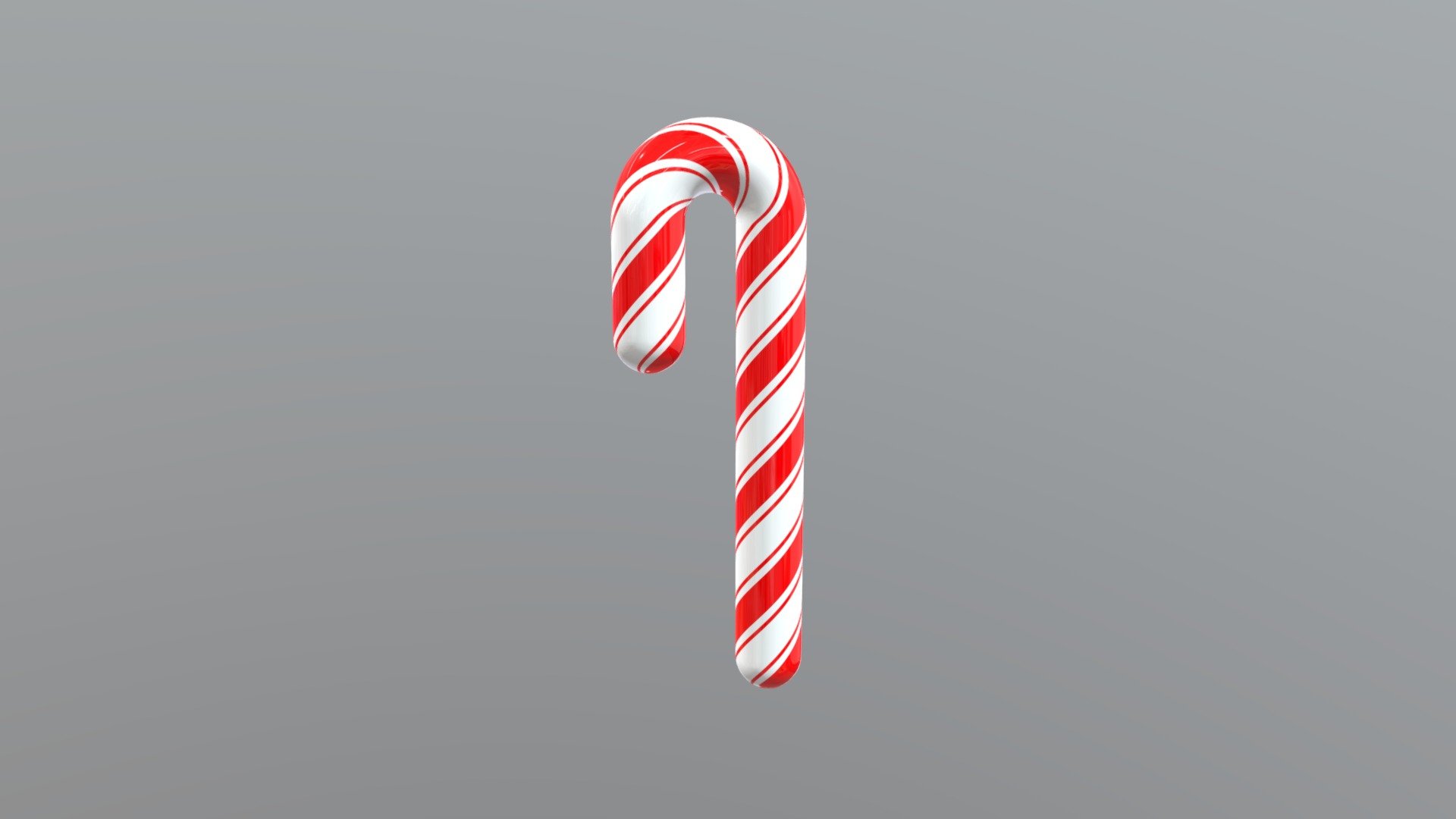 Candy Cane (Christmas sweet). 3D model + diffuse texture - Candy Cane (Christmas sweet) - Buy Royalty Free 3D model by Maksim Ziabkin (@maksim.ziabkin) 3d model