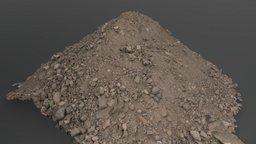 Clasic soil dirt pile