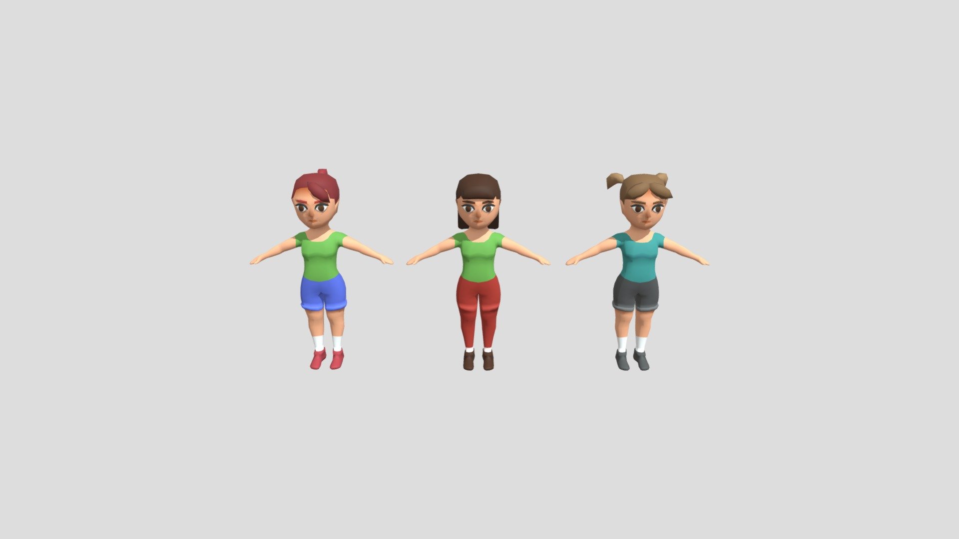 Polycounts




1,626

1,566

1,594
 - Low poly women charachters - 3D model by Cactus Games Studio (@CactusGamesStudio) 3d model