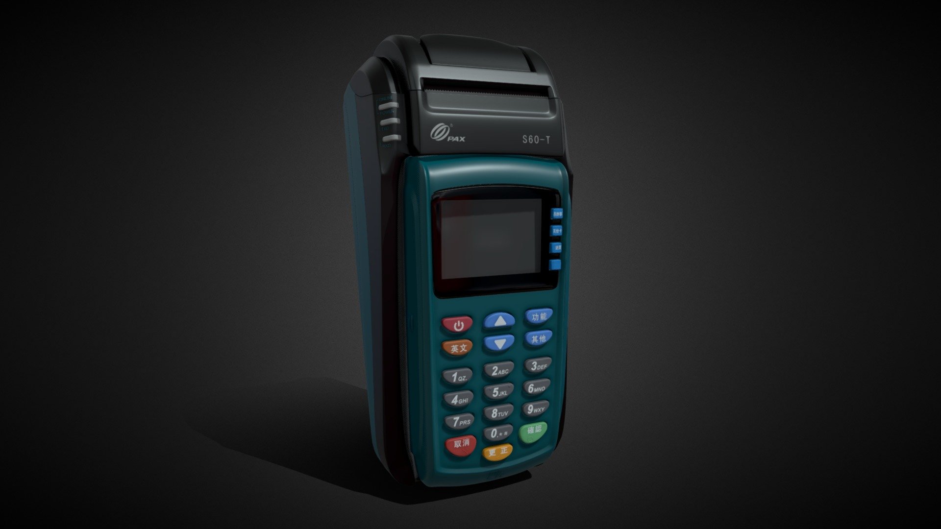 High poly Credit card reader - Credit Card Reader - Buy Royalty Free 3D model by Sunny (@sunny7610) 3d model