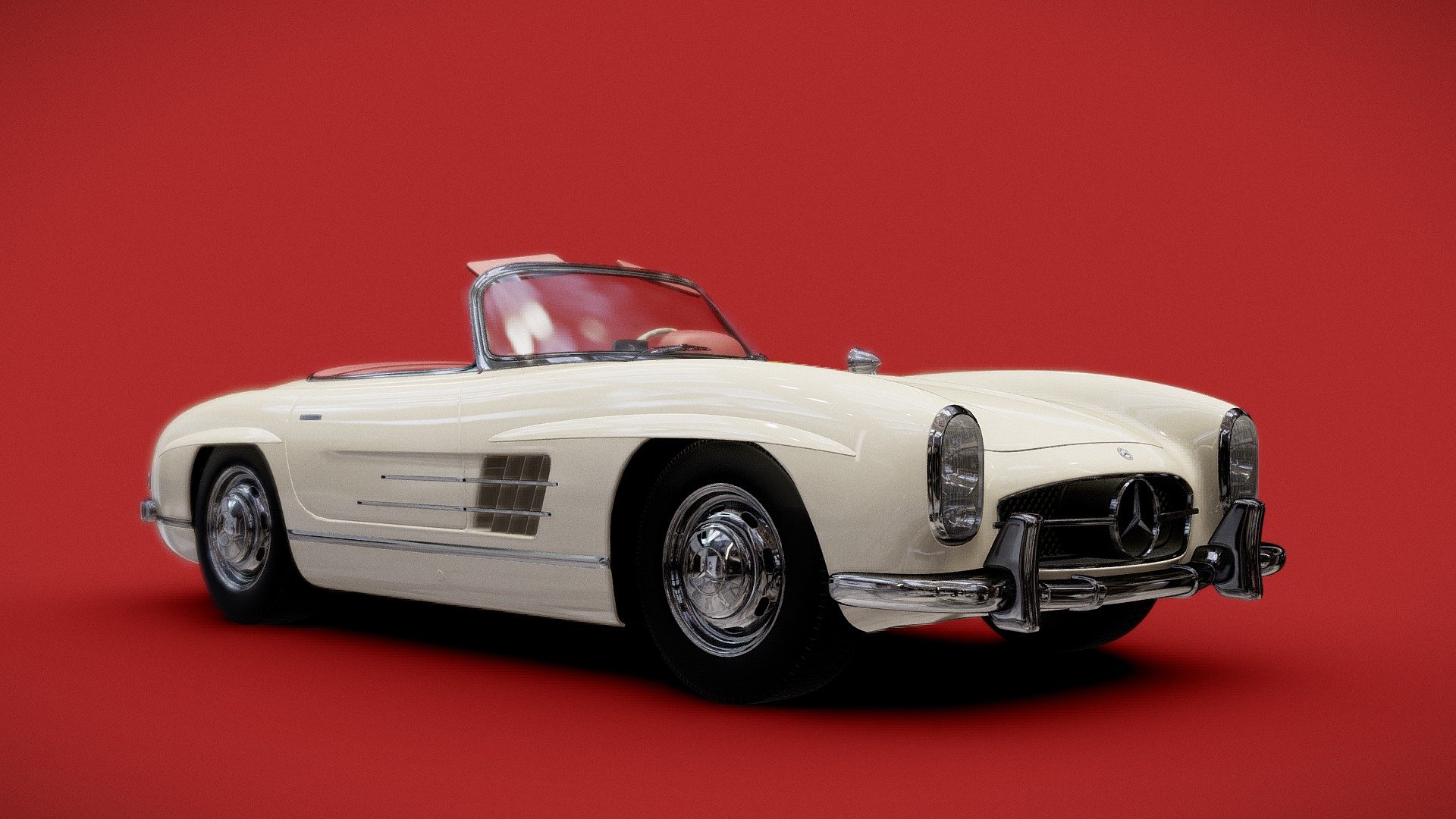 **3d car model of Mercedes Benz SL300 roadster

fully editable / rigable

by getting this model you have full control on meshes and materials

you can even subdivide all parts in blneder for having better looking details.

you can support me by folowing me on instagram

my ig: ZIRODESIGN - Mercedes Benz SL300 roadster - Buy Royalty Free 3D model by ZIRODESIGN 3d model