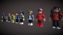 Ten Players Roblox roblox, character, cartoon, minecraft